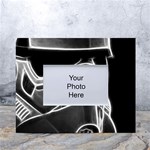 Stormtroopers Sci Fi Mask White Tabletop Photo Frame 4 x6  Front