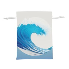Wave Tsunami Tidal Wave Ocean Sea Water Lightweight Drawstring Pouch (s) by uniart180623