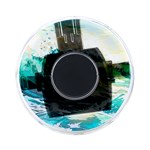 Waves Ocean Sea Tsunami Nautical Painting On-the-Go Memory Card Reader Back