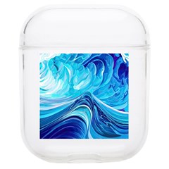 Tsunami Waves Ocean Sea Nautical Nature Water Airpods 1/2 Case by uniart180623