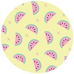 Watermelon Wallpapers  Creative Illustration And Patterns Wooden Puzzle Round by Ket1n9
