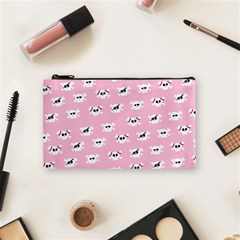 Girly Girlie Punk Skull Cosmetic Bag (small) by Ket1n9