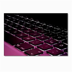 Computer Keyboard Postcard 4 x 6  (pkg Of 10) by Ket1n9