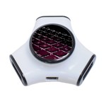 Computer Keyboard 3-Port USB Hub Front