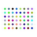 Circle Pattern(1) Two Sides Premium Plush Fleece Blanket (Mini) 35 x27  Blanket Back