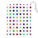 Circle Pattern(1) Drawstring Pouch (4XL) Front