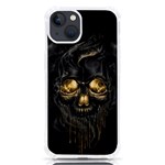 Art Fiction Black Skeletons Skull Smoke iPhone 13 TPU UV Print Case Front