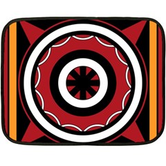 Toraja Pattern Pa barre Allo Two Sides Fleece Blanket (mini) by Ket1n9