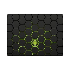 Green Android Honeycomb Gree Premium Plush Fleece Blanket (mini) by Ket1n9