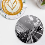 Architecture-skyscraper UV Print Round Tile Coaster Front