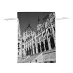 Architecture-parliament-landmark Lightweight Drawstring Pouch (L) Back