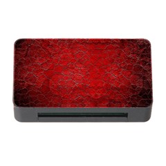 Red-grunge-texture-black-gradient Memory Card Reader With Cf by Ket1n9