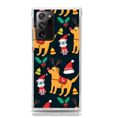 Funny Christmas Pattern Background Samsung Galaxy Note 20 Ultra Tpu Uv Case by Ket1n9