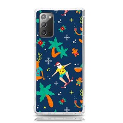 Colorful Funny Christmas Pattern Samsung Galaxy Note 20 Tpu Uv Case by Ket1n9
