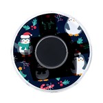 Colorful Funny Christmas Pattern On-the-Go Memory Card Reader Front