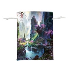 Fantastic World Fantasy Painting Lightweight Drawstring Pouch (l) by Ket1n9