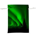 Aurora-borealis-northern-lights- Lightweight Drawstring Pouch (XL) Front