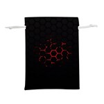 Abstract Pattern Honeycomb Lightweight Drawstring Pouch (S) Front