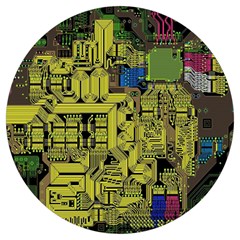 Technology Circuit Board Round Trivet by Ket1n9