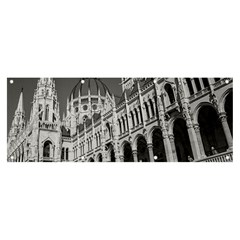 Architecture-parliament-landmark Banner And Sign 8  X 3  by Ket1n9