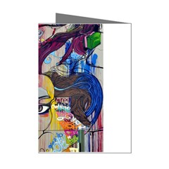 Graffiti-mural-street-art-painting Mini Greeting Cards (pkg Of 8) by Ket1n9