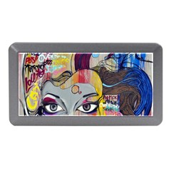 Graffiti-mural-street-art-painting Memory Card Reader (mini) by Ket1n9