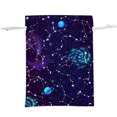 Realistic-night-sky-poster-with-constellations Lightweight Drawstring Pouch (xl) by Ket1n9