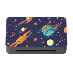 Space Galaxy Planet Universe Stars Night Fantasy Memory Card Reader With Cf by Ket1n9