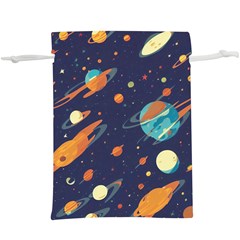 Space Galaxy Planet Universe Stars Night Fantasy Lightweight Drawstring Pouch (xl) by Ket1n9