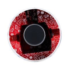 Christmas Pattern Red On-the-go Memory Card Reader by Grandong