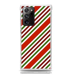 Christmas-color-stripes Samsung Galaxy Note 20 Ultra Tpu Uv Case by Grandong