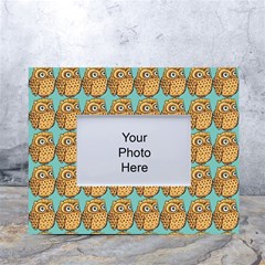 Owl Bird White Tabletop Photo Frame 4 x6  by Grandong