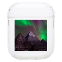 Aurora Stars Sky Mountains Snow Aurora Borealis Airpods 1/2 Case by Grandong