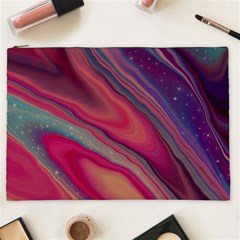 Stars Shimmering Galaxy Ocean Cosmetic Bag (xxl) by Ravend