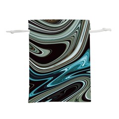 Abstract Waves Background Wallpaper Lightweight Drawstring Pouch (s) by Ravend
