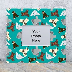 Plush Toys Stuffed Toys Stuffed Animals White Wall Photo Frame 5  X 7  by Vaneshop
