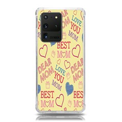 Love Mom Happy Mothers Day I Love Mom Graphic Pattern Samsung Galaxy S20 Ultra 6 9 Inch Tpu Uv Case by Vaneshop