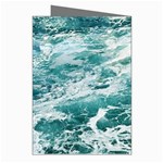Blue Crashing Ocean Wave Greeting Cards (Pkg of 8) Right