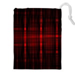 Black And Red Backgrounds Drawstring Pouch (5XL) Front
