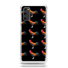 Background-pattern-chicken-fowl Samsung Galaxy S20 6 2 Inch Tpu Uv Case by Amaryn4rt