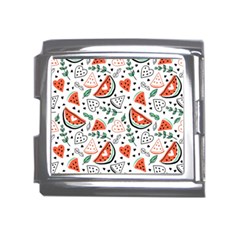 Seamless-vector-pattern-with-watermelons-mint Mega Link Italian Charm (18mm) by Amaryn4rt