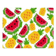Watermelon-pattern-se-fruit-summer Premium Plush Fleece Blanket (large) by Amaryn4rt