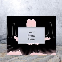 Garage Indie Arctic Monkeys Psychedelic Punk Rock White Tabletop Photo Frame 4 x6  by Sarkoni