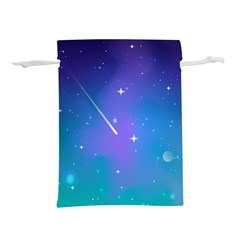 Stars Sky Cosmos Galaxy Lightweight Drawstring Pouch (s) by Pakjumat
