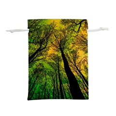Landscape Night Moon Star Nature Lightweight Drawstring Pouch (s) by Pakjumat