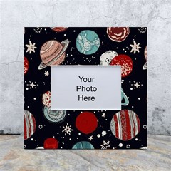 Space Galaxy Pattern White Box Photo Frame 4  X 6  by Pakjumat