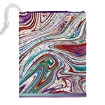 Abstract Background Ornamental Drawstring Pouch (4XL) Back