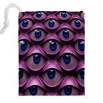 Artistic Eye Psychedelic Drawstring Pouch (4XL) Back
