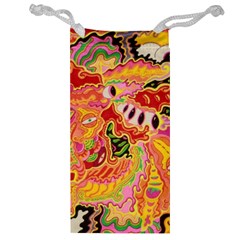 Fantasy Psychedelic Surrealism Trippy Jewelry Bag by Modalart