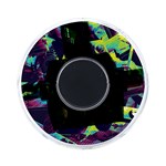 Artistic Psychedelic Abstract On-the-Go Memory Card Reader Back